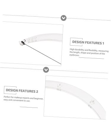 Mipcase 1set Assist Auxiliary Positioning Ruler Measure Rulers Face Measurement Tools Bridge Position - Buy Online on GoSupps.com