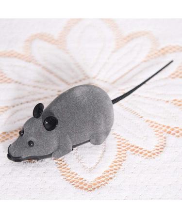 Mouse Cat Toy Wireless Remote Control Funny Rat Toy with 2 Modes Cat Dog Fake Mice Toy for Kids Children Adults(Grey/Brown)(Gray) - Buy Online on GoSupps.com