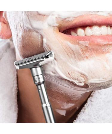 Beaupretty Adjustable Double Edge Razor - Safe Wet Shaving for Bald Heads with Clean Blades - Buy Online on GoSupps.com