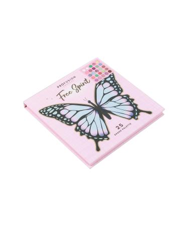 Profusion Cosmetics Empowered Butterfly 25-Shade Eye Shadow Palette - Pigmented Matte & Shimmer Blendable Long-Lasting Bold Colors for Stunning Eye Looks | International Shipping - Buy Online on GoSupps.com