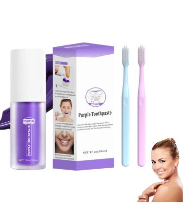 Purple tooth whitening purple toothpaste teeth whitening tooth paste purple toothpaste white teeth toothpaste white teeth toothpaste brightening teeth stain removal lighten teeth lighting toothpaste corrector