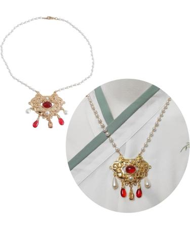 Stylish Chinese Necklace with Antique Bell Trailer | Oralgo | Unique Jewelry for Enthusiasts - Buy Online on GoSupps.com