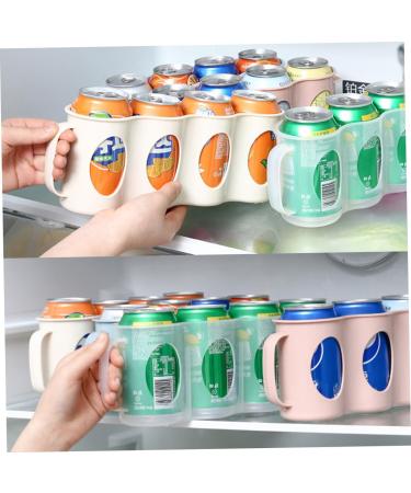 Zerodeko 2pcs 4 Bottle Organizer Refrigerator Organizer Hand Pull Type Organizer Beverage Can Cans 1 - Buy Online on GoSupps.com