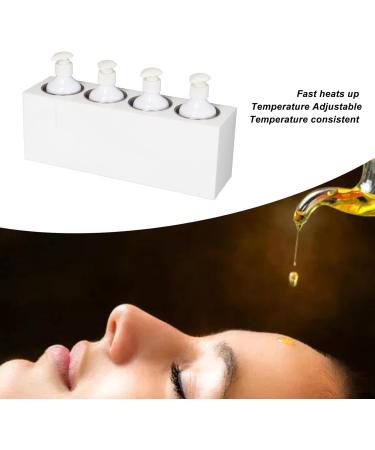 Massage Oil Heating Set - 4 Bottles Constant Temperature Lotion Warmer for Home & Spa (EU Plug) - Buy Online on GoSupps.com