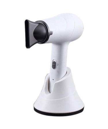 White Cordless Hair Dryer Rechargeable 5000mAh Hot/Cold Air Portable Travel Hair dryers with Charging Base Handheld Blow Dryer Wireless Hairdryer