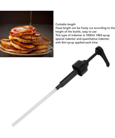  Liuyoyo Liuyoyo Premium Syrup Pumps 8ML Syrup Pressure Pump Sauce Bottle Pump Drink Nozzle Pressure Measuring Head for MONIN 1883 Ideal for Coffee Syrups Cones (Black) - Buy Online on GoSupps.com
