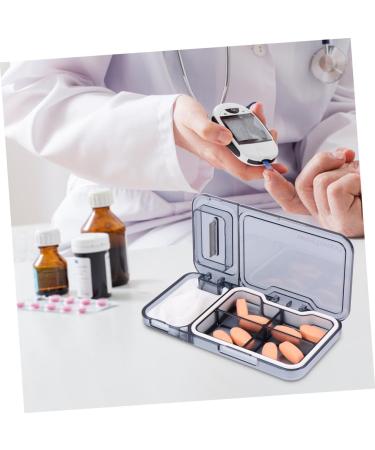 Box Divider & Cutter for Small Medications Portable Medication Splitter | 11.9x6.3cm Grey | International Shipping - Buy Online on GoSupps.com