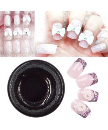 YesLady Nail Art Super Sticky Rhinestone UV Gel Adhesive 8ml Glue with Brush Tools - Buy Online on GoSupps.com