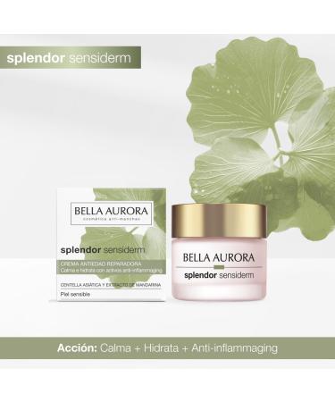 Bella Aurora Splendor Sensiderm Cr me anti- ge pour peaux sensibles hydratante et apaisante avec Centella Asiatica et Mandarine Chios sans parfum 50 ml - Buy Online on GoSupps.com