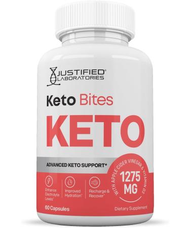 Justified Laboratories (10 Pack) Keto Bites ACV Pills 1275MG Formulated with Apple Cider Vinegar Keto Support Blend Alternative to Gummies 600 Capsules - Buy Online on GoSupps.com