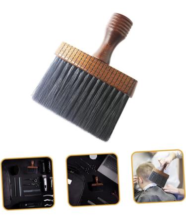FRCOLOR Barber Neck Brush soft cleaning Broken Hair Remove barber cleaning salon beard barber fade barber stylist face nylon solid wood Hairdressing Neck Duster - Buy Online on GoSupps.com