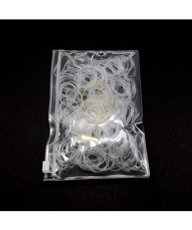 Dofash Reusable Clear Hair Rubber Bands, 2.5x75mm, 200pcs - Strong, Durable Ponytail Holder for Women & Girls - Buy Online on GoSupps.com