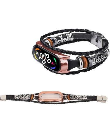 Watch Wrist Strap Comfortable DIY Replacement Stainless Steel Metal Buckle Adjustable Watch Wristband for Smartwatch Black and Gold - Buy Online on GoSupps.com