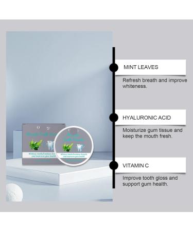 Mint-Flavored Tooth Powder - Gentle Teeth Cleaning Fresh Breath Daily Oral Care Stain Reduction Whitening Effect(1PCS) 1 Count (Pack of 1) - Buy Online on GoSupps.com