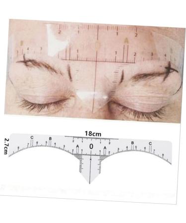 Hemoton 20 Pcs Eyebrow Guide Measure Tool Microblading Ruler Guide Makeup Ruler Eyebrow Ruler Make up - Buy Online on GoSupps.com