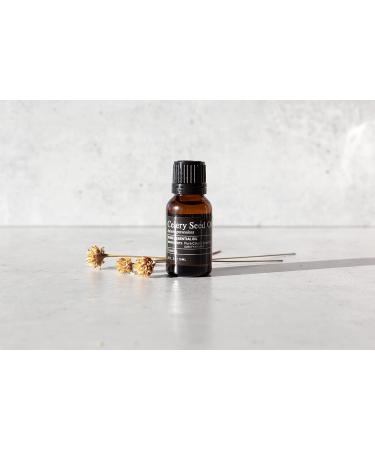 Premium Quality Celery Seed Essential Oil (0.5 Fl Oz) - Batch Tested & Third-Party Verified for Trustworthy Results - Buy Online on GoSupps.com