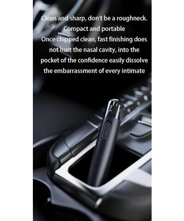 Buy Portable Nose Hair Trimmer - Cordless Battery-Powered 360 Beveled Blades for Snag-Free Ear & Nose Hair Removal - International Shipping Available - Buy Online on GoSupps.com