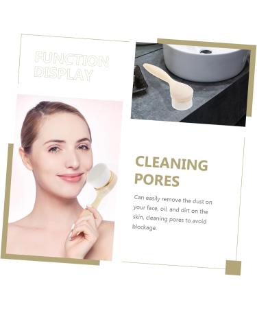 HAPINARY Face Brush Deep Cleaning Facial Brush Home Facial Brush Facial Cleaning Brush Face Cleaning Brush Manual Facial Brush Cleansing Facial Brush Face Cleansing Tool Face Washing Brush - Buy Online on GoSupps.com