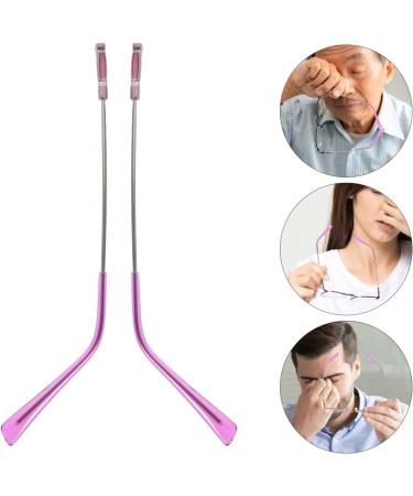 Lurrose Metal Glasses Repair Set - Fix Broken Eyewear with Universal Rubber Ear Grips & Violet Sunglasses - Buy Online on GoSupps.com