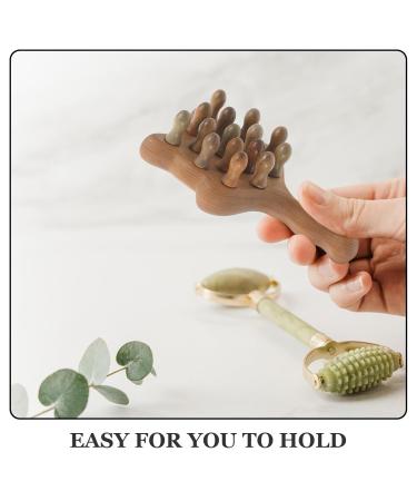 Beavorty Wooden Head Skin Massage Comb - Sandalwood Hair Growth & Pet Massage Stimulator for Women - Buy Online on GoSupps.com