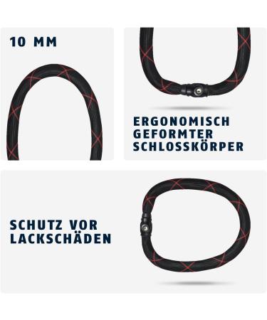Buy ABUS Ivy Chain 9210 10mm Bicycle Lock - Hardened Steel Level 13 Security 110 cm - International Shipping Available - Buy Online on GoSupps.com