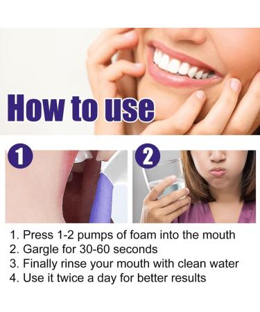 EXQST Gum Treatment Foam Gum Tissue Regeneration and Repair Deep Stain Cleaning Gum Treatment Foam Deeply Cleaning Gums Stain Removal Deep Stain Cleaning Gum Treatment Foam 1pcs - Buy Online on GoSupps.com
