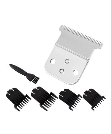 Replacement T-Blade Set for Andis D7/D8 Steel Blade, Compatible with Andis Slimline Pro Li D7/D8 Hair Clipper Trimmer (Silver) 1 Pack