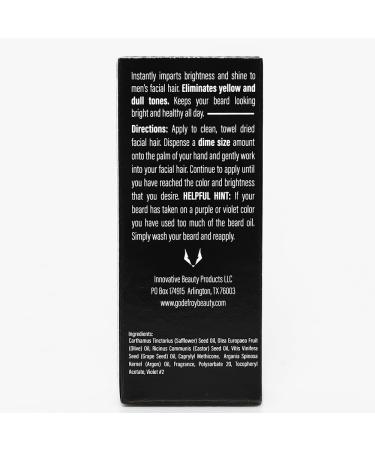 Buy Godefroy Silver Fox Natural Beard Oil for Gray Hair | Enhance Shine & Brightness Internationally - Buy Online on GoSupps.com