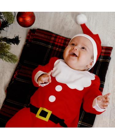 Hifot My First Christmas Baby Romper + Hat Set - Red, 3-6 Months - Buy Online on GoSupps.com