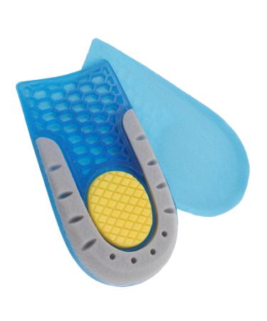 FRCOLOR 1 Pair Shock Absorbing Heightening Insole Elevator Insoles for Men Height Increasing Shoes Shoe Inserts for Orthotics Shoe for Plantar Damping Support Pad Sebs Women's Blue 11X6.3X1.5CM