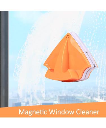 Magnetic Window Cleaner Double Side Magnetic Window Cleaner Both Side Glass Surface Cleaning Brush Wiper Tools Triangular Magnetic Squeegee Household Window Cleaner Tool for Home Car - Buy Online on GoSupps.com