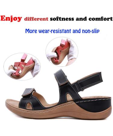Creev Women's Flat Sandals | Breathable Open Toe Walking Shoes | Non-Slip Flip-Flops & Hiking Sandals for Summer & Beach Available in Brown & Pink (EU 44) - Buy Online on GoSupps.com