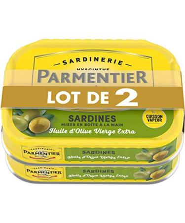 Parmentier Sardine Extra Virgin Olive Oil, 2 x 135g