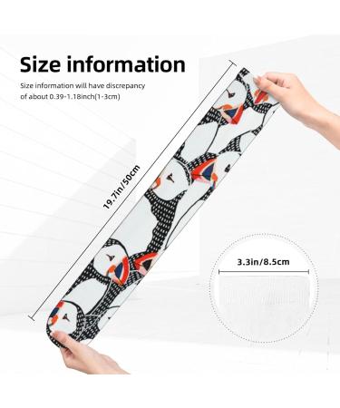 Puffin Drawing Compression Socks for Men & Women | 15-20 mmHg Support for Running & Cycling - Buy Online on GoSupps.com