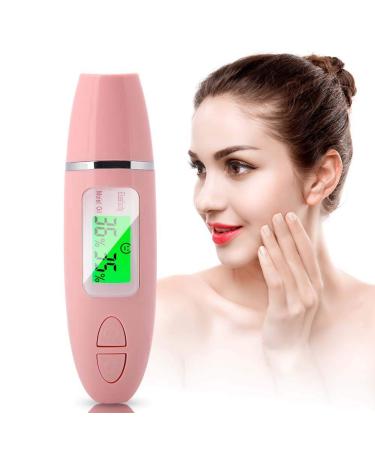 skin detector Skin Moisture Tester Portable Digital LCD Display Precision Skin Sensor Tester Face Moisture Water Oil Analyzer for Home Travel Beauty Salon Detect the Fluorescent