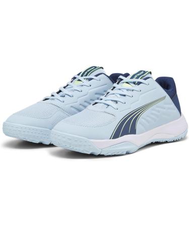 PUMA Unisex Kids Accelerate Jr Handball Shoes - 38.5 EU - Silver Sky/Persian Blue/White - International Shipping Available - Buy Online on GoSupps.com