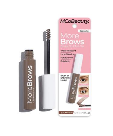 MCoBeauty Precision Brow Pencil - Sculpt And Style For Perfect Precise Natural Looking Brows - Fine-Tip Applicator - Water And Sweat Resistant Formula That Lasts All Day - Light/Medium - 0.025 oz Light Medium 0.12 Fl Oz (Pack of 1)