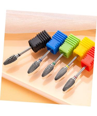 Ipetboom Nail Polisher Professional Nail Bits for Nail Drill Metal Nail Bits Nail Drill Bits for Acrylic Nails Hand Wisking Tool Electric Tungsten Steel Alloy Electric Drill Manicure 7x1.3cm As Shown 1 - Buy Online on GoSupps.com