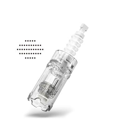 Microneedling needles 42 Pins 10 piece replacement derma microneedling microneedling needle cartridges micro nano needles cartridges replacement needles with bayonet slot for dermapen A10 EN48-10-42P 42-pin (42p)*10PCs