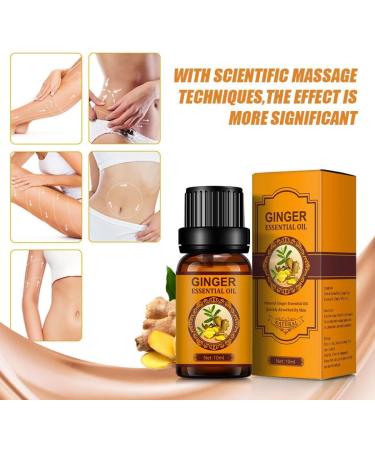 Slimming Belly Ginger Oil - Natural Anti-Aging Massage Oil for Abdominal Drainage (2PC) - International Shipping Available - Buy Online on GoSupps.com