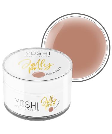 Yoshi Jelly Pro Gel Nails 15 ml Extra Strong Manicure UV Gel Professional Gel Nails Builder Gel for Nails Nail Gel UV and LED Gel for Gel Nails Peach