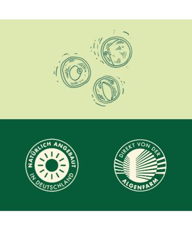 Premium Chlorella Powder from Germany - Vegan Pure Chlorella Vulgaris (1kg) - Organic Superfood | Algomed - Buy Online on GoSupps.com