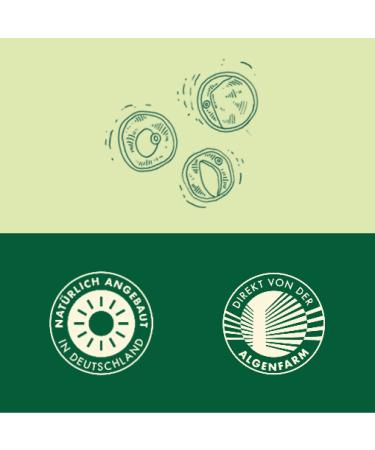 Premium Chlorella Tablets from Germany - Pure Vegan Chlorella Vulgaris | Algomed 1-Pack (350g) - High-Quality Algae Supplement - Buy Online on GoSupps.com