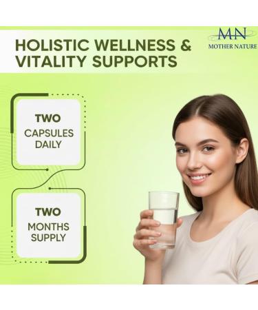 Mother Nature Oyster (Pleurotus ostreatus) Mushroom Supplement - 1000mg - 120 Vegan Pullulan Capsules - Made in USA - Buy Online on GoSupps.com