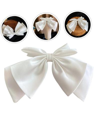 Angoily Bow Hairpin Bowknot Hair Band Bridal Hair Clip Girls Barrettes for Hair Bridal Bow Hair Gems for Women Wedding Hair Accessories Bow Hair Hoop Bride The Photo White Alloy Bow Tie - Buy Online on GoSupps.com