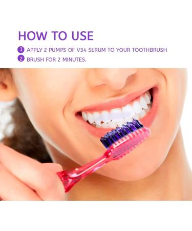 Purple Teeth Whitening Toothpaste - Premium Non-Abrasive Stain Remover & Color Corrector for Adults - Whitening Kit Included - Buy Online on GoSupps.com