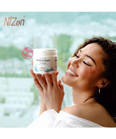 Nizen Marine Collagen Pure Powder Hydrolyzed Peptides Easy-to-Digest Amino Acids Supplement. Unflavored. Non-Clumping. Made in Japan. 5.29oz - Buy Online on GoSupps.com