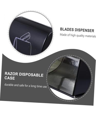 LALAFINA 6 STK Klinge Storage Box - Safe Blade Dispenser & Container for Razor Blades - Square Waste Holder & Suitcase Bracket - Durable Iron White Sheet - Buy Online on GoSupps.com