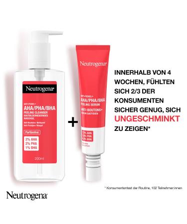 Neutrogena Anti-Pimple Facial Care Set - 200ml Washing Gel & 30ml Serum with Salicylic Acid & AHA/PHA for Clear Skin - International Shipping Available - Buy Online on GoSupps.com