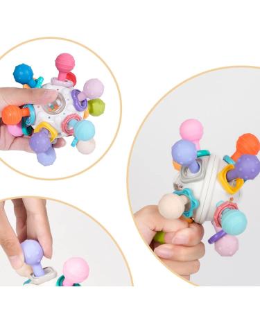 BAOK Biting Toys for Babies - Sensory Rattling Bite Rings & Teething Shaker Toys - International Shipping Available - Buy Online on GoSupps.com